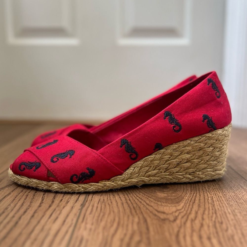 NEW Lauren Ralph Lauren Size 11Women’s Cecelia Seahorse Wedges